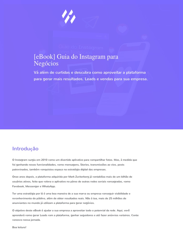 Instagram para Negócios: Guia Prático | PDF | Hashtag | Facebook