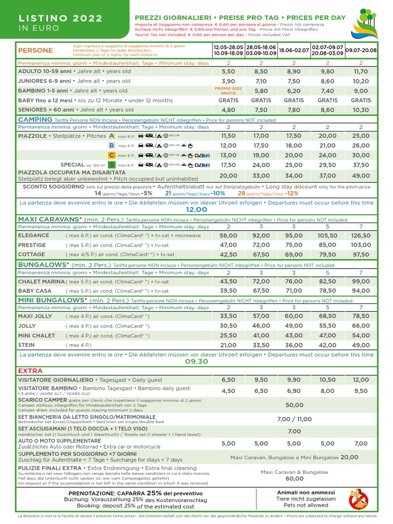 Listino Prezzi PDF