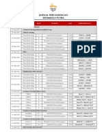 Skema Jadwal Pertandingan Sepakbola Putra PON XX 2021