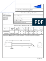 PL16 Series 5mm T1 Flashing LED: Features Absolute Maximum Ratings at T 25°C