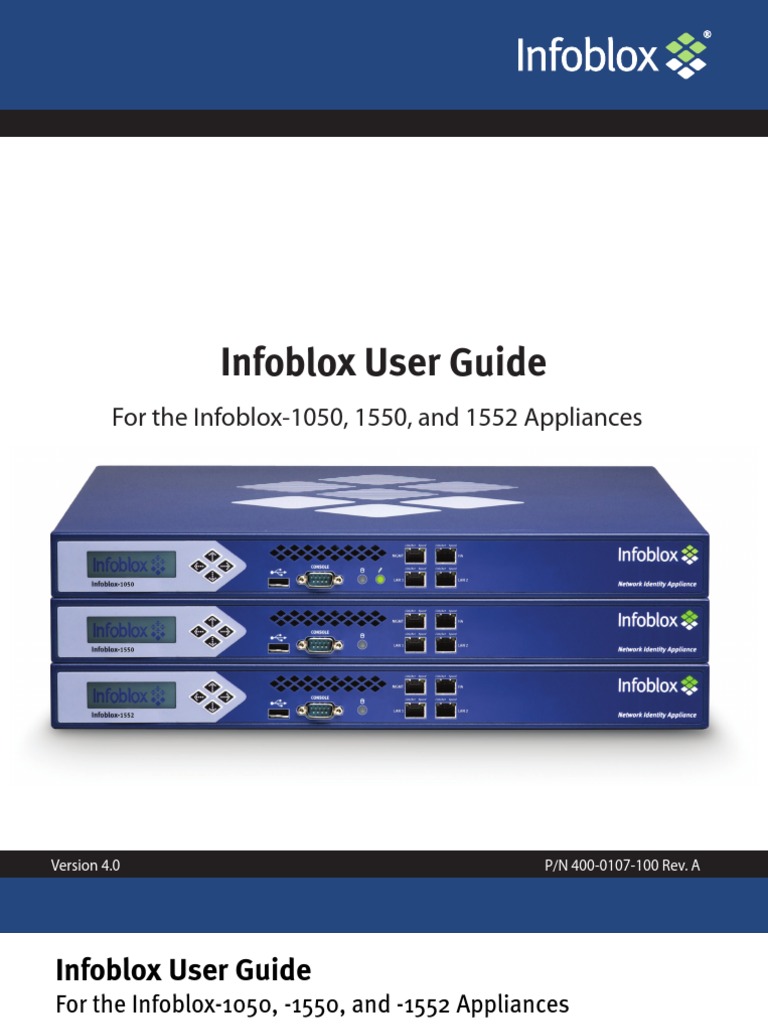 Infoblox 1050 1550 1552 UserGuide | PDF | Command Line Interface ...