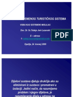 Sistemsko Mišljenje Kao Nova Paradigma Vodenja U Turizmu - Opatija 2009