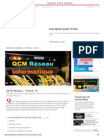 QCM Réseau – Partie 10 - WayToLearnX