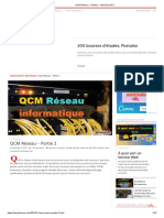 QCM Réseau – Partie 2 - WayToLearnX