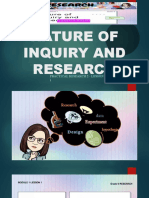 Lesson 1 - Nature of Inquiry and Research