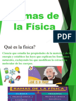 Ramas de La Física