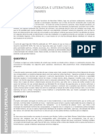 UNICAMP 2022 - 2a Fase - Resposta Esperada - Portugu S e Literatura