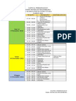 Jadwal Perkemahan