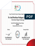 Sertifikat Editor - DR Andi Mardiana Paduppai