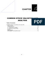 Common Stock Valuation Models