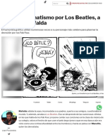 Cultura Quino y Su Fanatismo Por Los Beatles, A Través de Mafalda