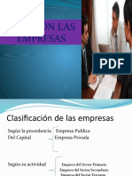 Tipos de Empresas