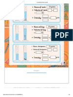 Density Worksheet