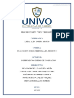 Instrumentos e Intems de Evaluación