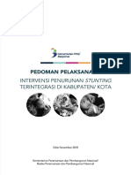 PDF Pedoman Pelaksanaan Intervensi Penurunan Stunting Terintegrasi Di Kabupaten Kota - Compress