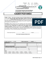Kuesioner PBL PPG 2021 Kader Posyandu Maros