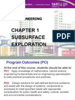 Chapter 1 - SUBSURFACE EXPLORATION