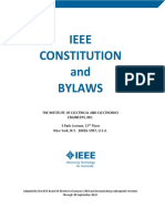 Ieee Constitution and Bylaws