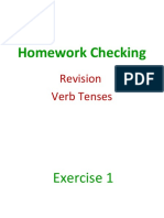 Tense Revision - Answer Key