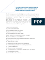 Prepárate para la entrevista: 50 preguntas comunes