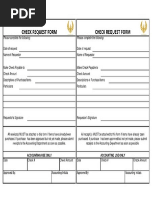 check request form