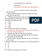 Bài kiểm tra Pháp luật đại cương lần 1