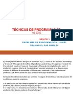 SESION 3 TECNICAS DE PROGRAMACIÓN -2-2022