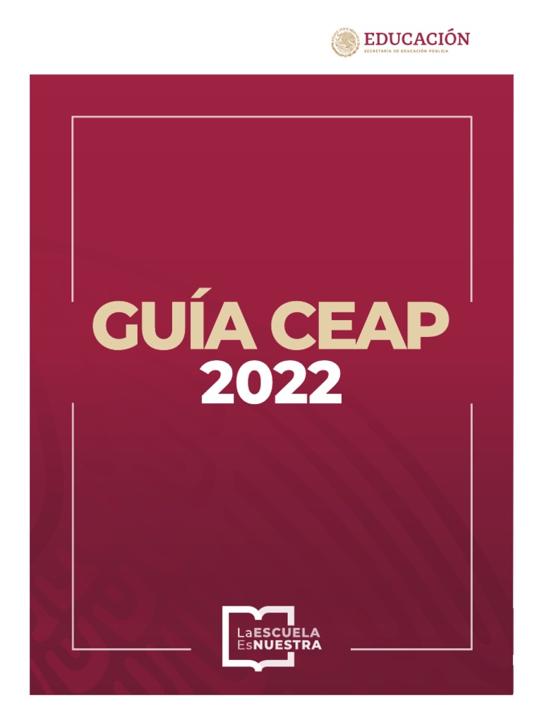 Guia CEAP 01092022 | PDF | Educación de la primera infancia | Educación ...
