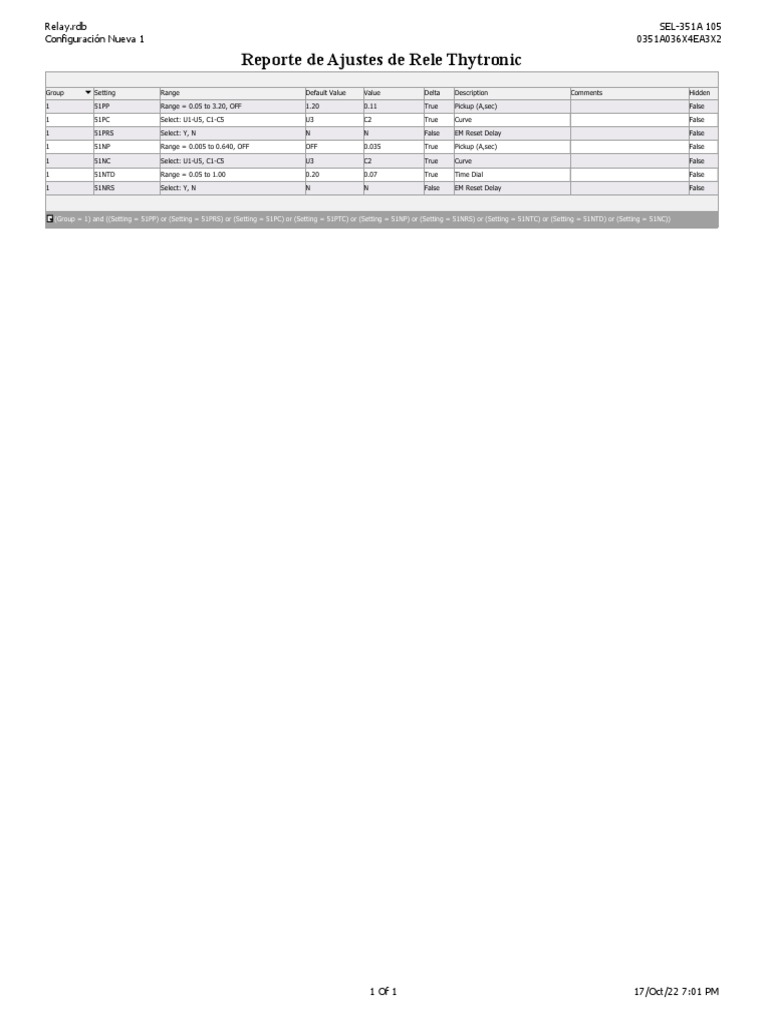 Rele Thytronic | PDF