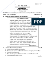 Compulsory English Class 10 (SEE) Question Paper 2075 (2019) RE-101'GP' - Merospark - Com