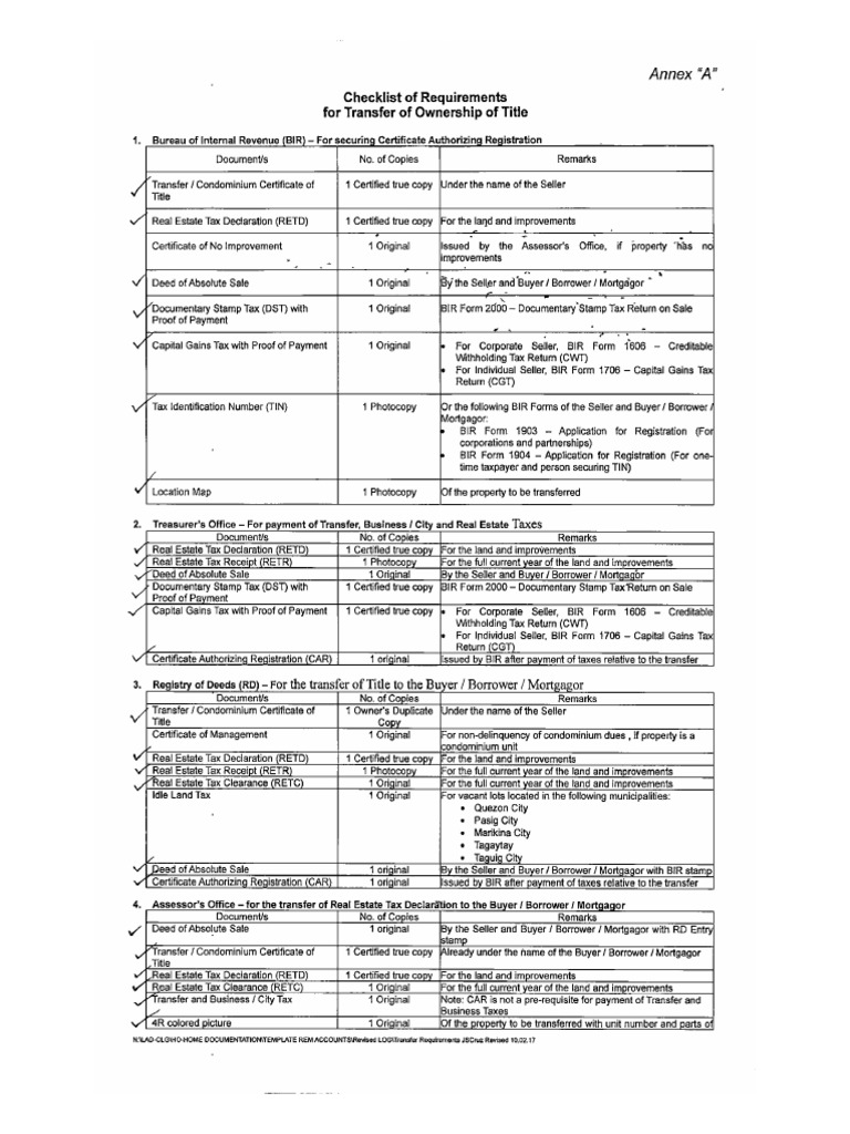 Transfer of Ownership | PDF