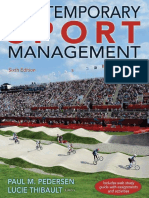 Paul M. Pedersen - Lucie Thibault - Contemporary Sport Management 6th Edition With Web Study Guide-Loose-Leaf Edition-Human Kinetics Publishers (2018)