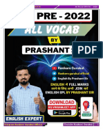 CPO 2022 All Vocab With Hindi Meaning by Prashant Sir