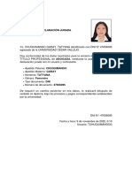 Declaracion Jurada