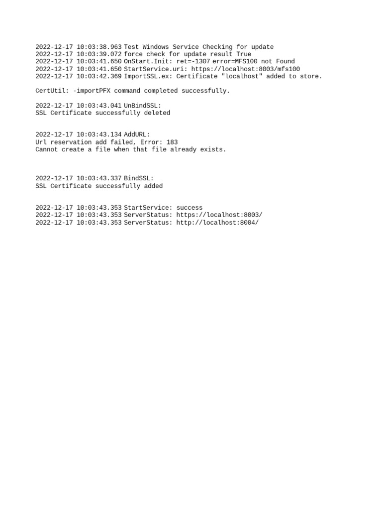 Windows Service Update Log | PDF | Computers | Technology & Engineering