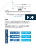 Actividad 2 - Contabilidad Administrativa - TecMilenio