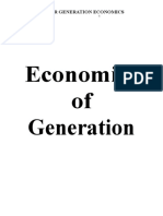 Economics of Generation