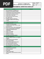 Environment Inspection Checklist