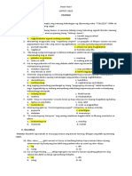 PostTest - FILIPINO