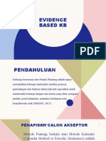 Evidence Based PD Pelayanan KB