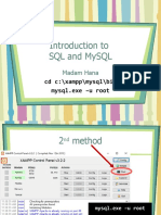 Chap4 Introduction To SQL and MySQL