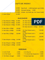 Daftar Menu 1