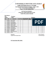 Format Penilaian Siswa Xi Atr