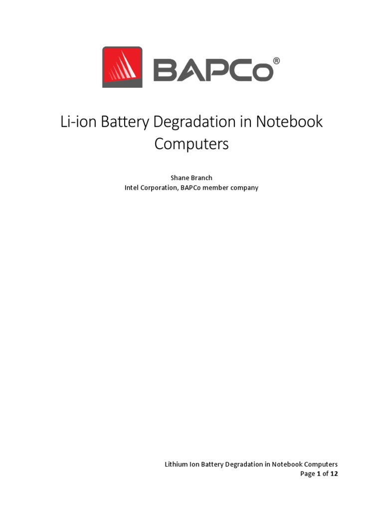 Li ion battery degredation in notebook computers pdf lithium
