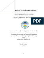 Aguirre. Pautas para Confeccionar La Metodología de Investigación Científica