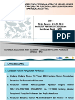 Presentasi Analisis PERMENPAN No. 19 Tahun 2008 TTG Jabfung Penyuluh Perikanan Dan Angka Kreditnya