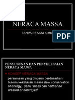 NERACA MASSA TANPA RX Single Unit