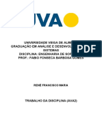 AVA 2 Engenharia de Software - Renê Francisco Maria