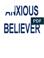 Believer Anxious