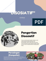 "Disosiatif": Sosiologi